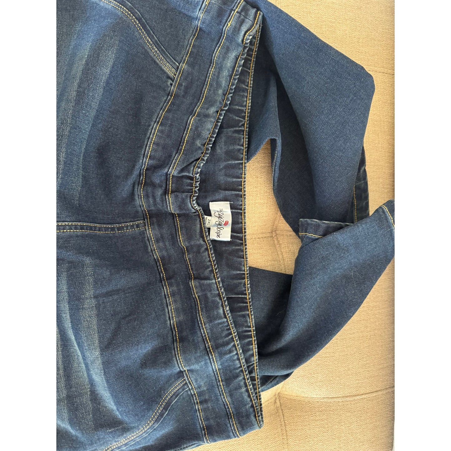 Zig Zag Stripe Pull On Jegging NWOT 2XL