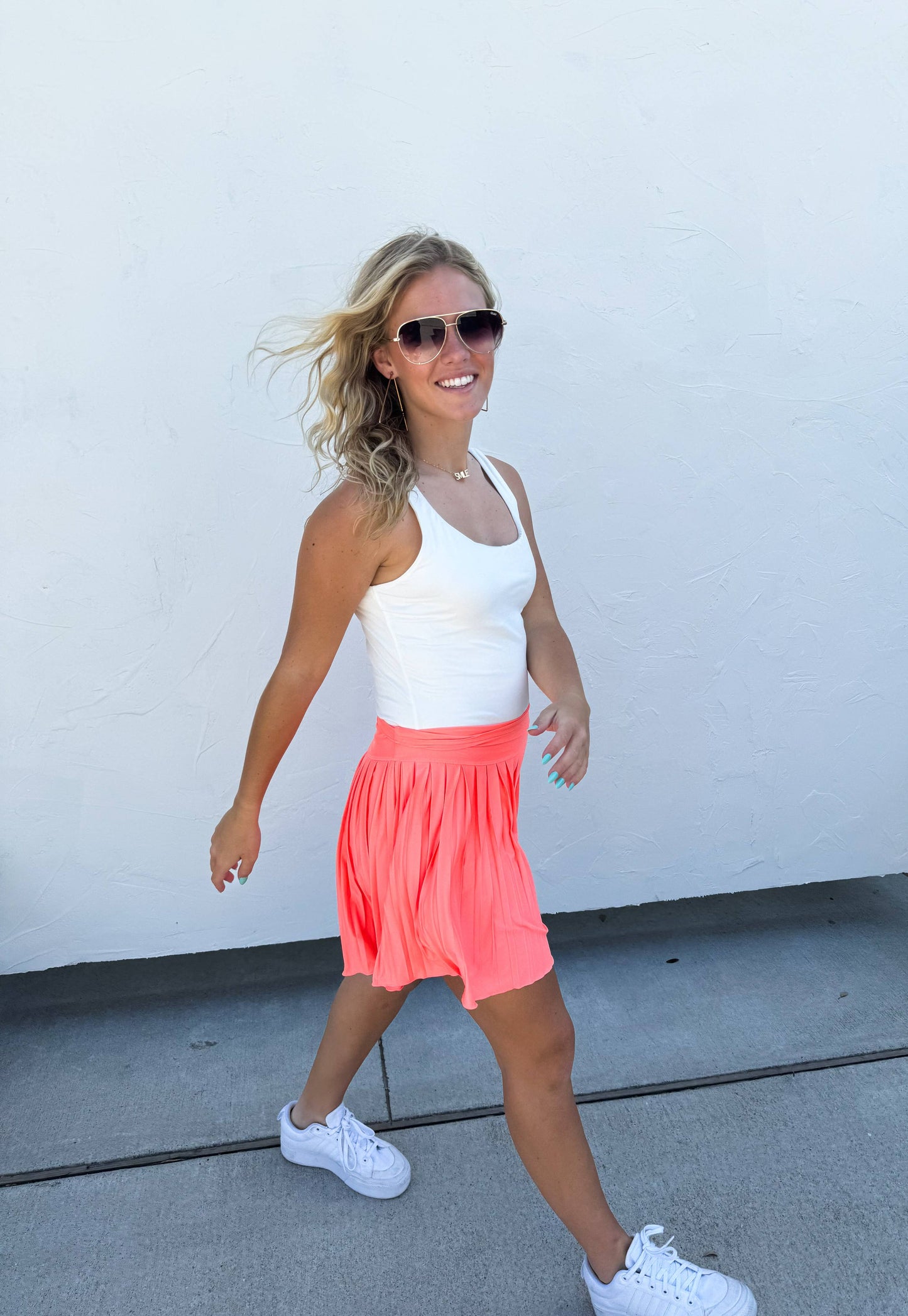 IVY LEAGUE TENNIS SKORT: TEAL BLUE / 2X