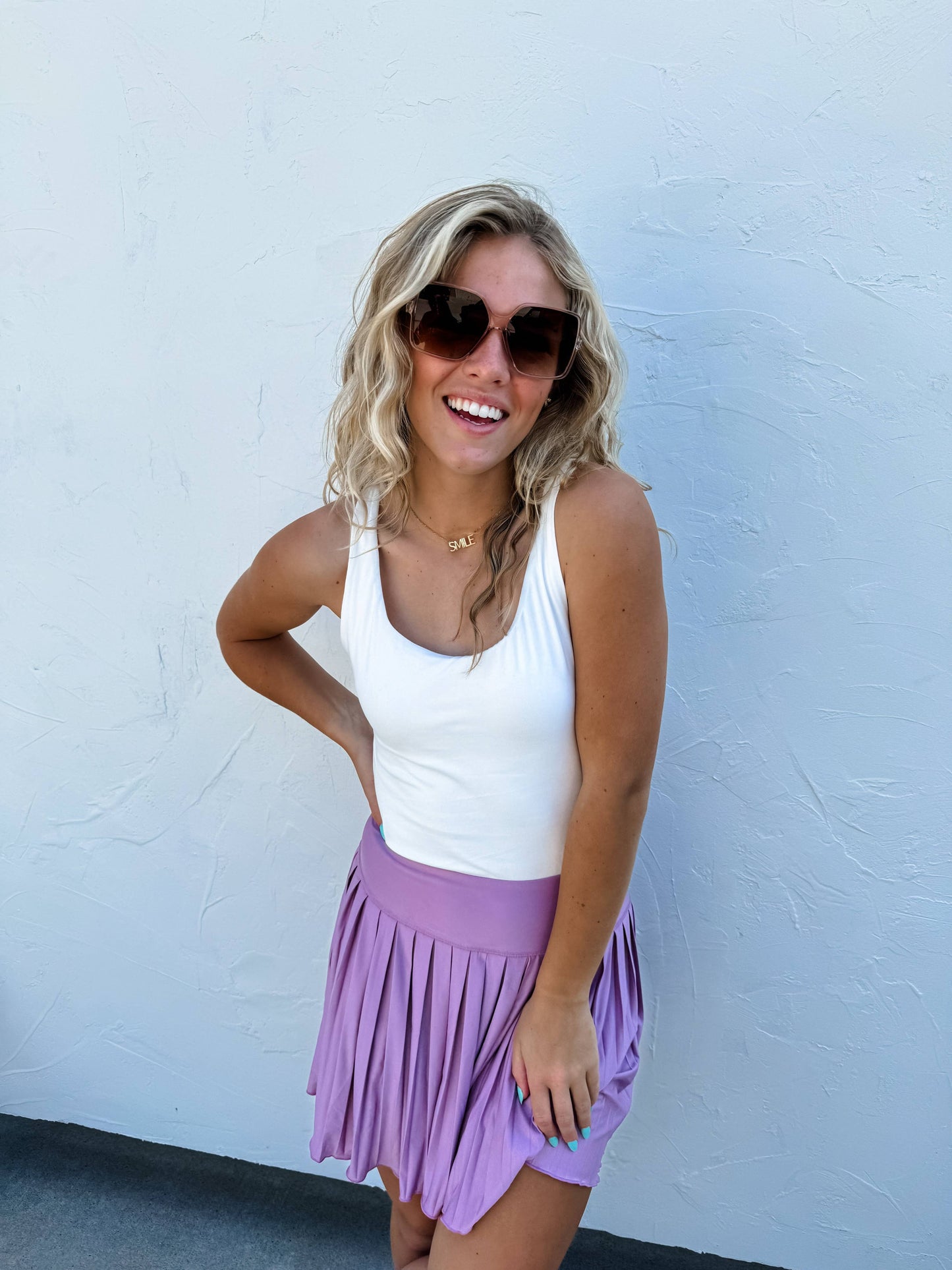 IVY LEAGUE TENNIS SKORT: WHITE / 2X