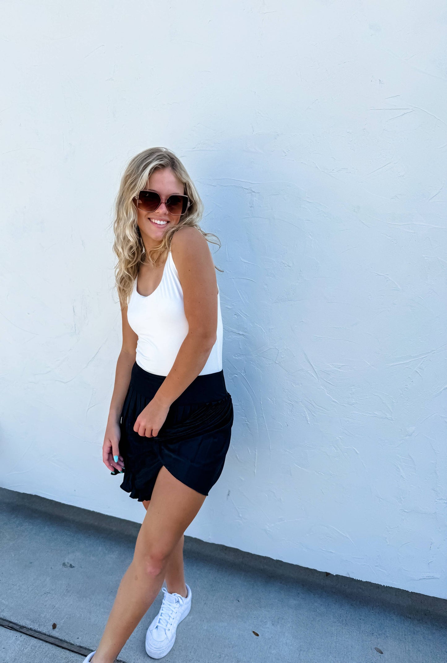 IVY LEAGUE TENNIS SKORT: TEAL BLUE / 2X