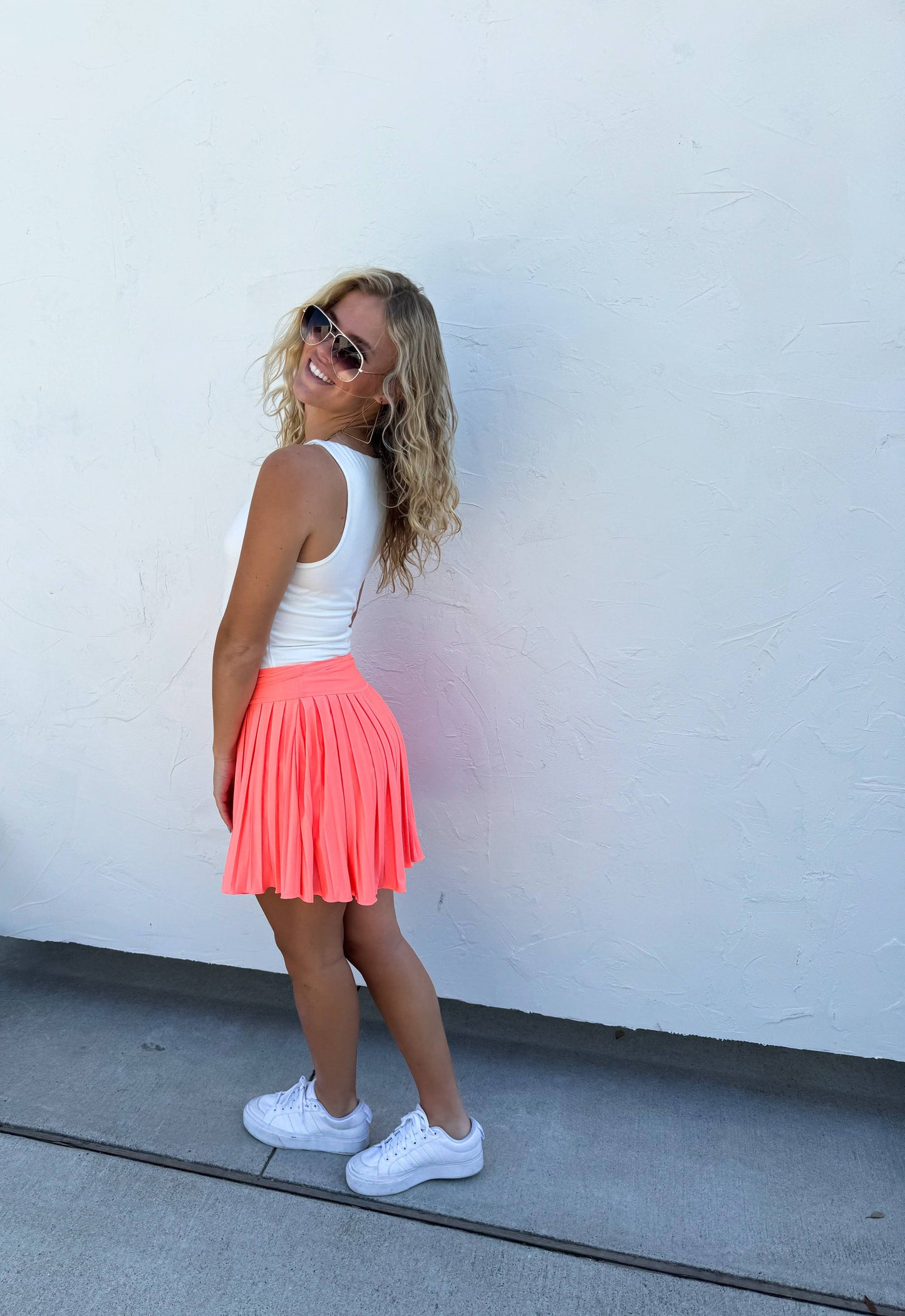 IVY LEAGUE TENNIS SKORT: TEAL BLUE / 2X