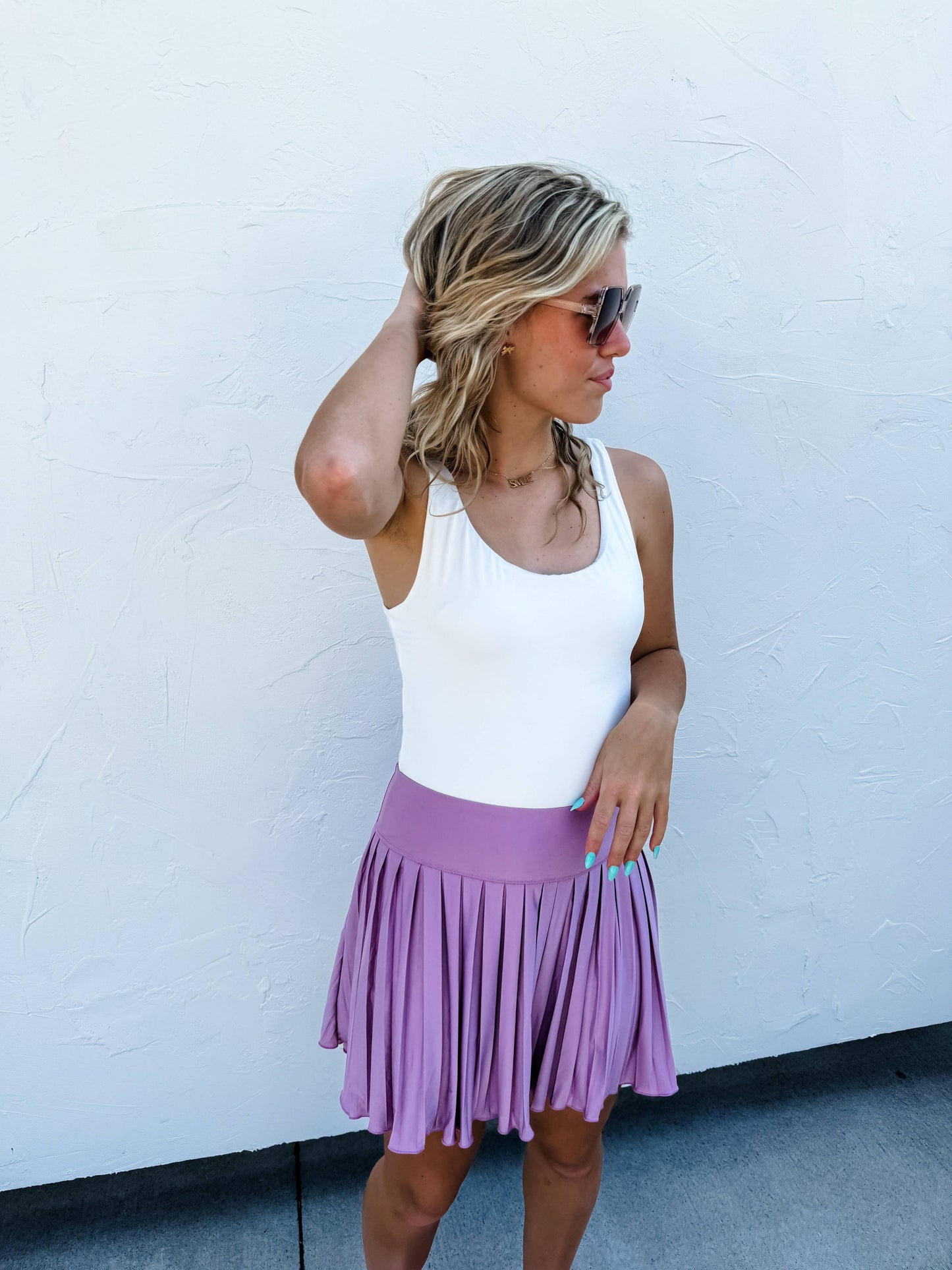 IVY LEAGUE TENNIS SKORT: WHITE / 2X